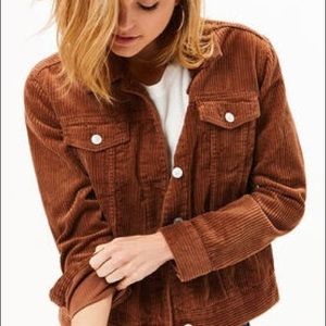 Pacsun Brown Corduroy Trucker Jacket